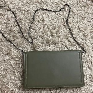 Olive green wallet bag